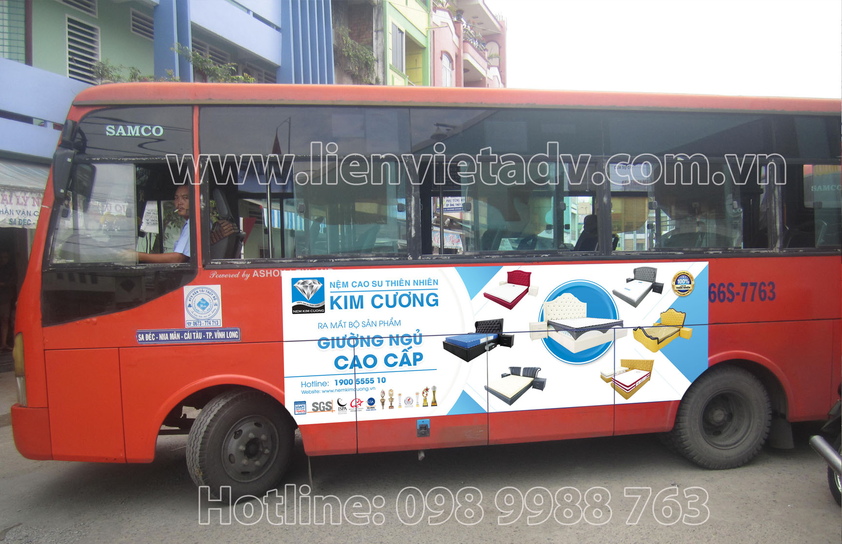 Quảng cáo xe Bus Đồng Tháp